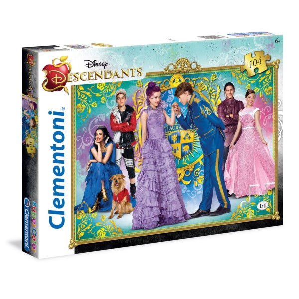 Puzzle 104 pièces : Descendants - Clementoni-27935