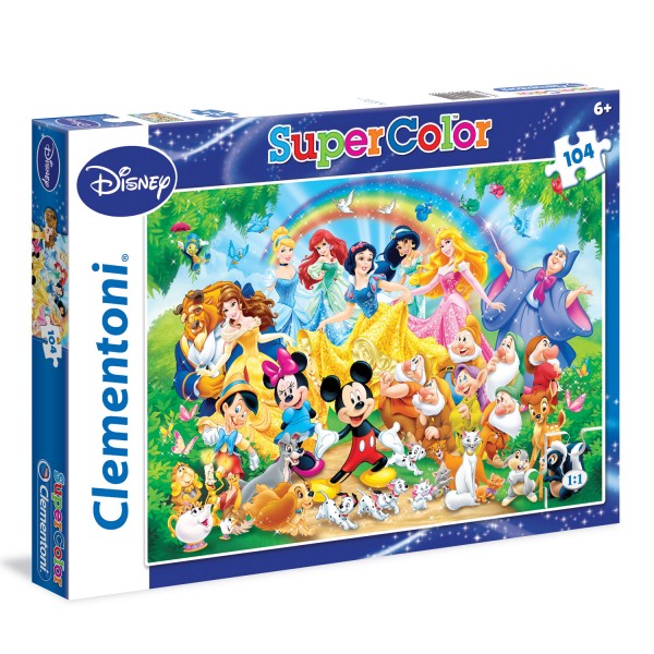 Puzzle 104 pièces : Disney Classic - Clementoni-27955