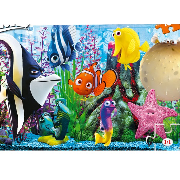 Puzzle 104 pièces : Le monde de Nemo et ses amis - Clementoni-27883