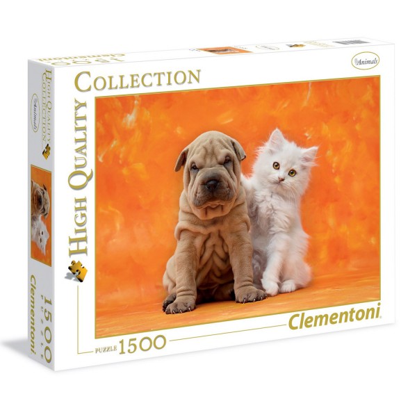 Puzzle 1500 pièces : So Cute - Clementoni-31634