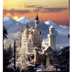 1500 Teile Puzzle - Schloss Neuschwanstein