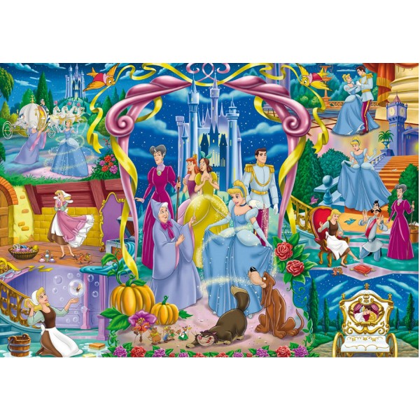 Puzzle 2 x 20 pièces : Cendrillon - Clementoni-24725