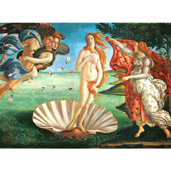 Puzzle 2000 pièces : Botticelli : La naissance de Vénus - Clementoni-32553
