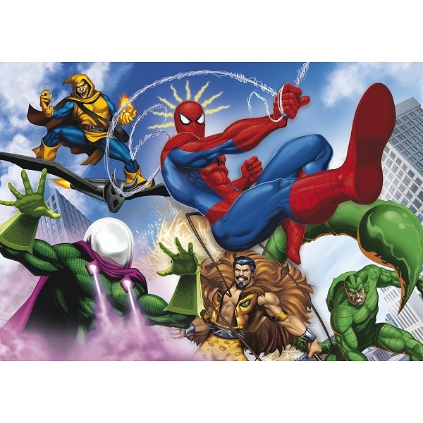 Puzzle 24 pièces maxi - Spiderman : Spider Fight - Clementoni-23590