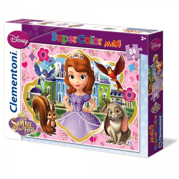 Puzzle 24 pièces maxi : Princesse Sofia - Clementoni-24450