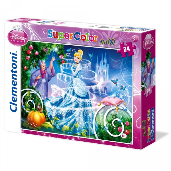 Puzzle 24 pièces maxi : Princesses Disney : Cendrillon - Clementoni-24449