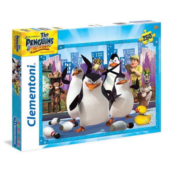 Puzzle 250 pièces : Les pingouins de Madagascar - Clementoni-29727