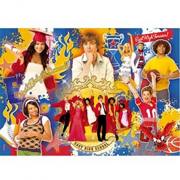 Puzzle 500 pièces - High School Musical East : Le retour des garçons - Clementoni-30370