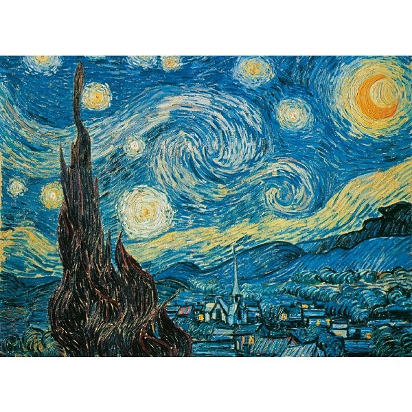 500 Teile Puzzle - Van Gogh: Die sternenklare Nacht - Clementoni-30314