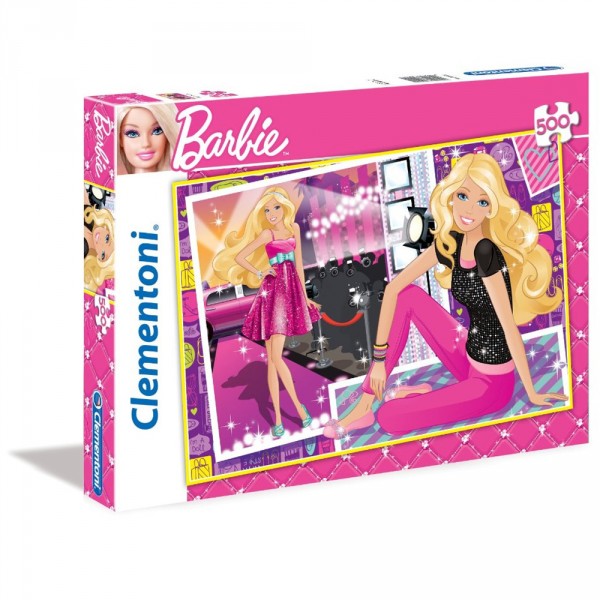 Puzzle 500 pièces : Barbie sur le tapis rouge - Clementoni-30401