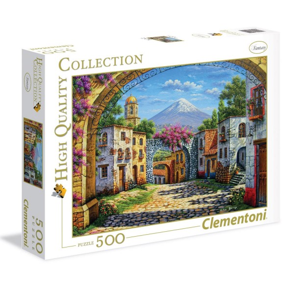 Puzzle 500 pièces : Le Volcan - Clementoni-35025