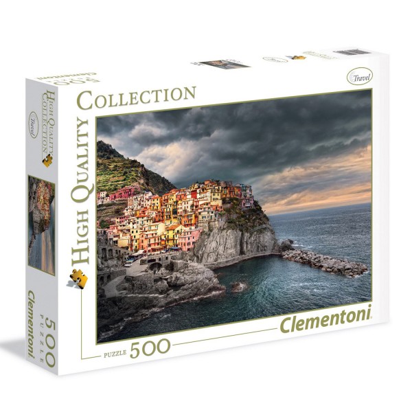 Puzzle 500 pièces : Manarola - Clementoni-35021