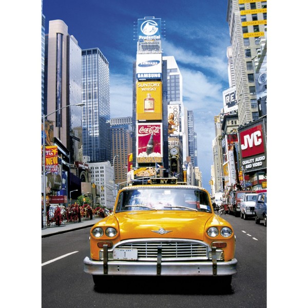 Puzzle 500 pièces : Taxi à Times Square - Clementoni-30338