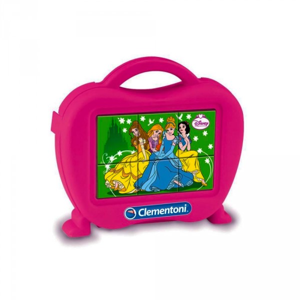 Puzzle 6 cubes : Princesses Disney - Clementoni-40600-40650