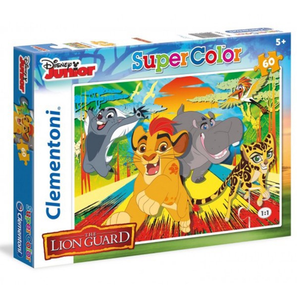 Puzzle 60 pièces : La Garde du Roi Lion Epic Roar - Clementoni-26960