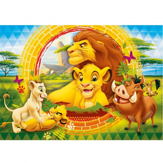 Puzzle 60 pièces : Le Roi Lion - Puzzle Clementoni - Rue des Puzzles