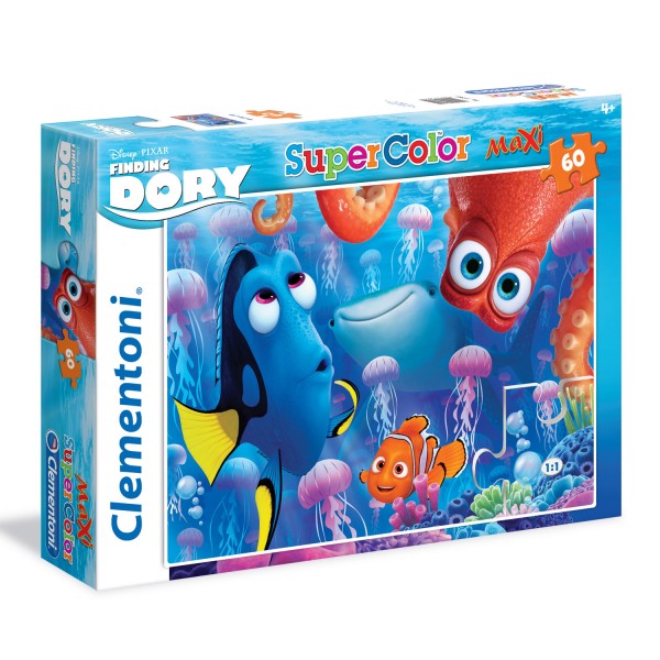 Puzzle 60 pièces Maxi : Le Monde de Dory - Clementoni-26582