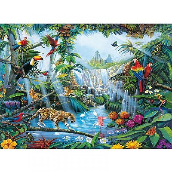 Puzzle 6000 pièces - Forêt tropicale - Jeux et jouets Clementoni