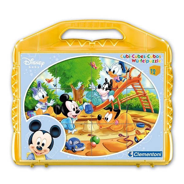 Puzzle 12 cubes : Disney Babies - Clementoni-41118-41200-5