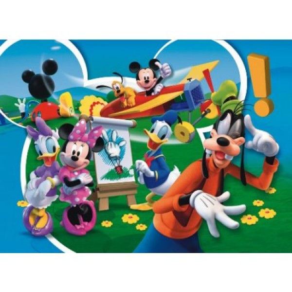 Puzzle 250 pièces - Mickey et ses amis : Ca plane ! - Clementoni-29594
