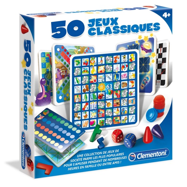 50 jeux classiques - Clementoni-52165