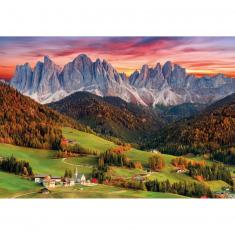 Puzzle 2000 pieces puzzle : Val di Funes