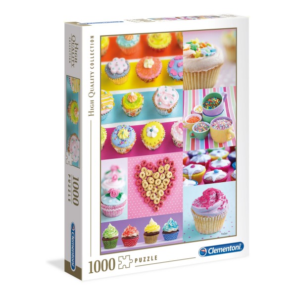 1000 pieces puzzle: Sweet treats - Clementoni-39419