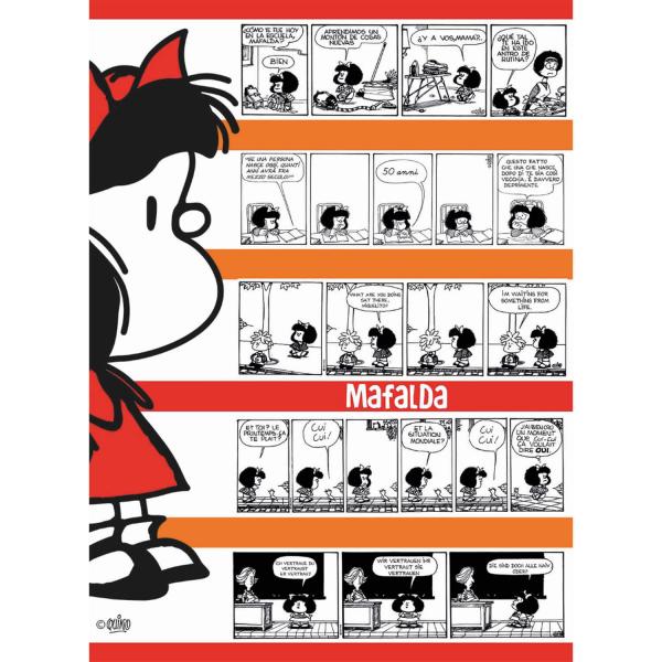 500 Teile Puzzle : Mafalda  - Clementoni-35104