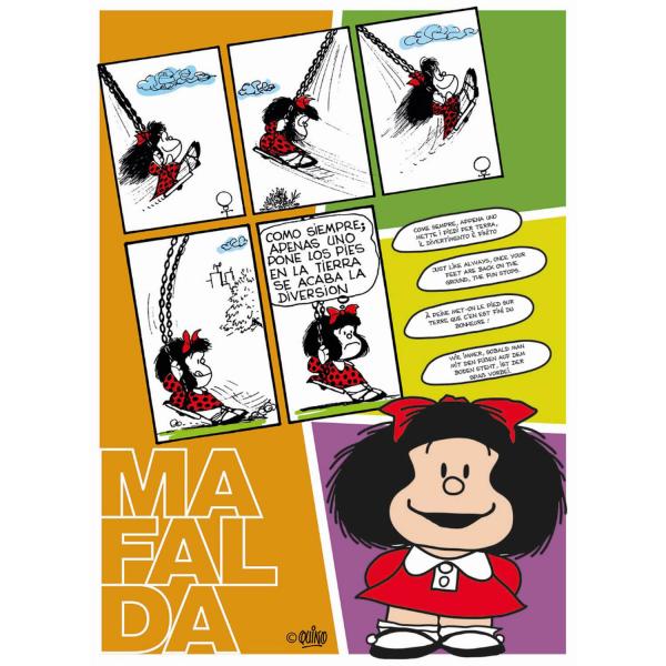 500 Teile Puzzle : Mafalda  - Clementoni-35105
