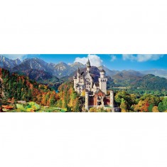 Puzzle 1000 pièces panoramique : Neuschwanstein