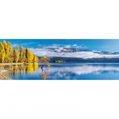  Puzzle Compact 1000 piezas Panorama: El Retorno Dorado de Wanaka