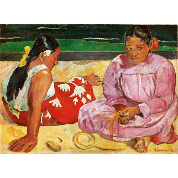 Puzzle 1000 pièces : Deux tahitiennes sur la plage, Paul Gauguin - Clementoni-39433