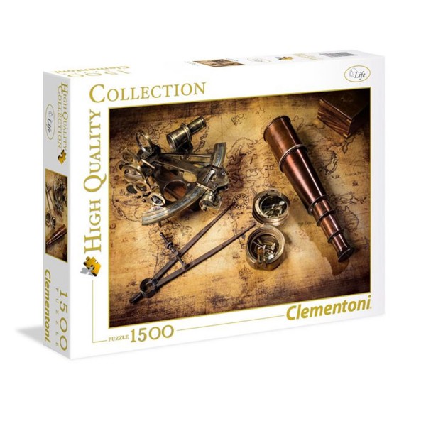 Puzzle 1500 pièces : Course aux trésors - Clementoni-31808