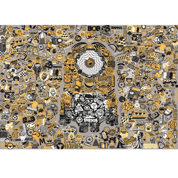 1000 pieces puzzle: Impossible: Minions  - Clementoni-39554
