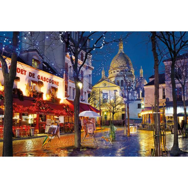 Puzzle 1500 pièces : Paris Montmartre - Clementoni-31709