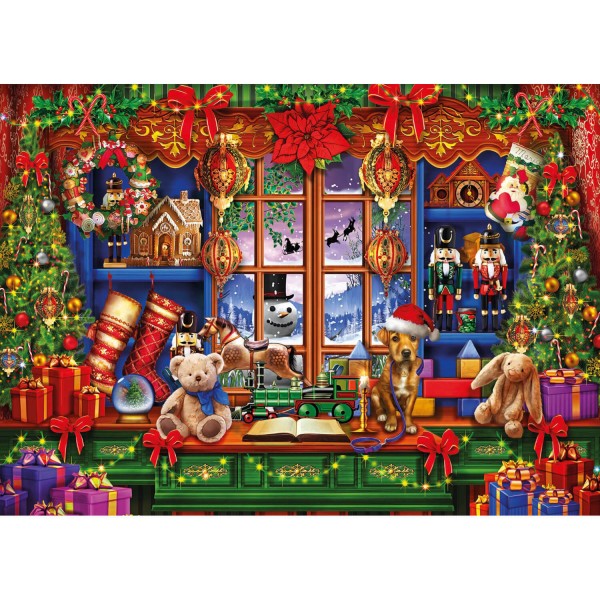 1000 Teile Puzzle: Weihnachtskollektion - Clementoni-39581