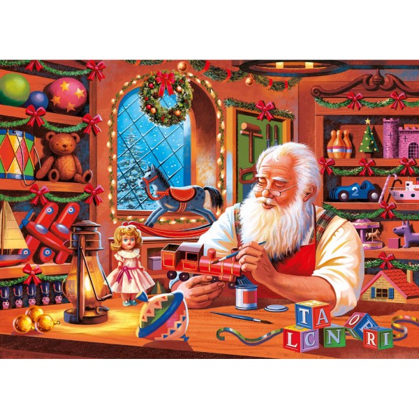 1000 Teile Puzzle: Fall: Weihnachtskollektion - Clementoni-39584