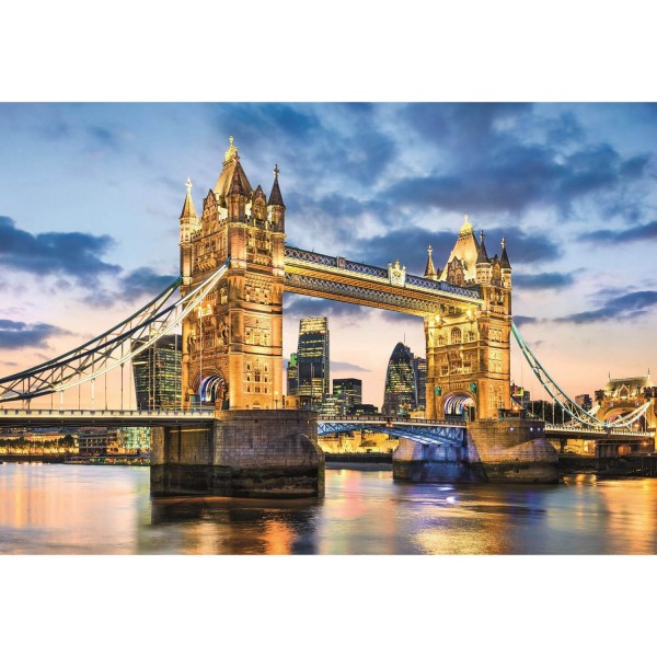 Puzzle 2000 pièces : Tower Bridge, Londres - Clementoni-32563
