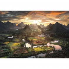 2000 pieces puzzle: China