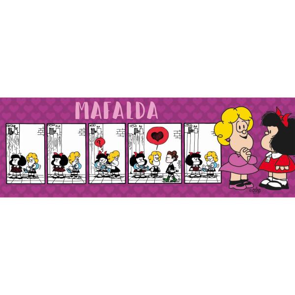 1000 Teile Panorama Puzzle: Mafalda - Clementoni-39630