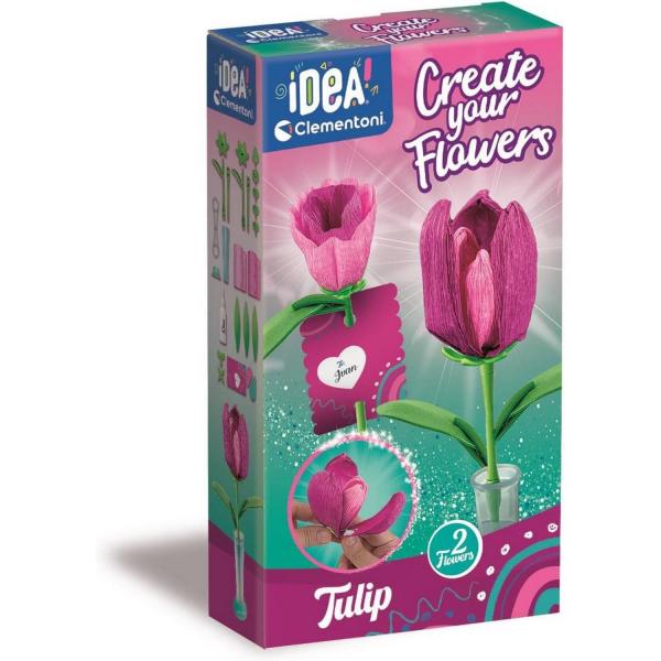 Gestalte deine Blumen – Tulpen - Clementoni-18878