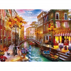 500 Teile Puzzle: Sonnenuntergang über Venedig