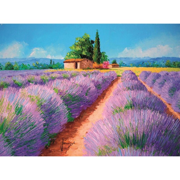 500 pieces puzzle: Lavender scent - Clementoni-35073