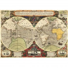 Puzzle mit 6000 Teile: alte Karte