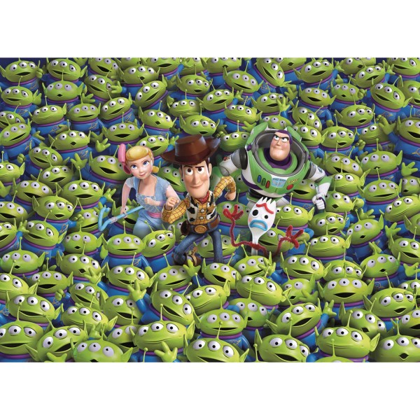 1000 pieces puzzle: Impossible puzzle: Toy Story 4 - Clementoni-39499