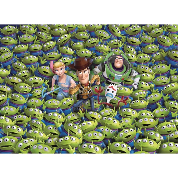 Puzzle 1000 pièces : Impossible puzzle : Toy Story 4 - Clementoni-39499