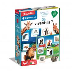 Jeu de loto : Où vivent-ils ? - Play for Future