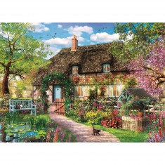 1000 pieces puzzle: Old cottage