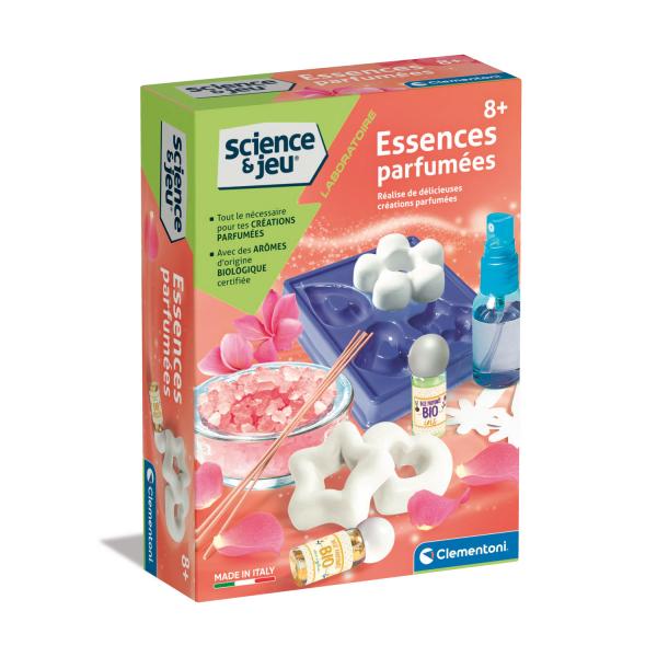 Kit science et jeu : Essences parfumées bio - Clementoni-52646