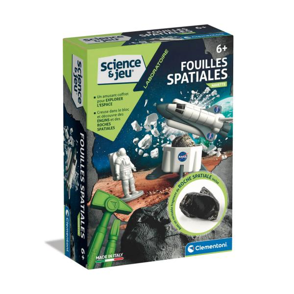 Kit science et jeu : Fouilles spatiales - Fusée - Clementoni-52648